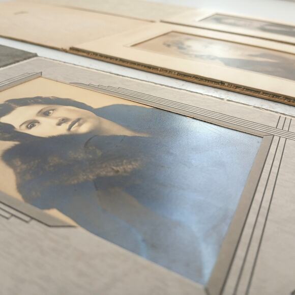 Lot of 3 Vintage 1930s-40s Portrait Photos Women Wenatchee WA Studios Framed - Picture 2 of 16